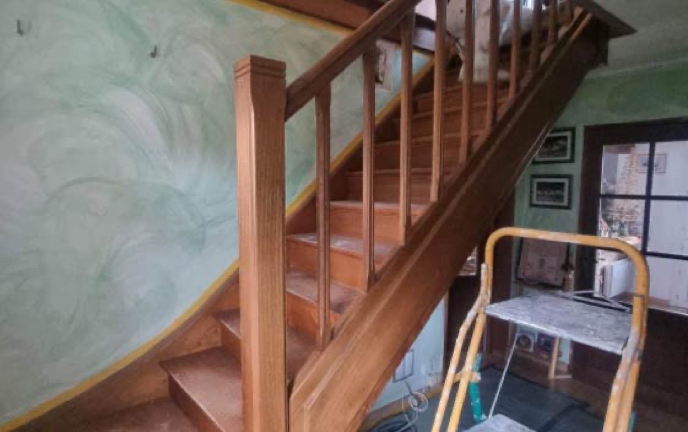 Escalier avant rénovation