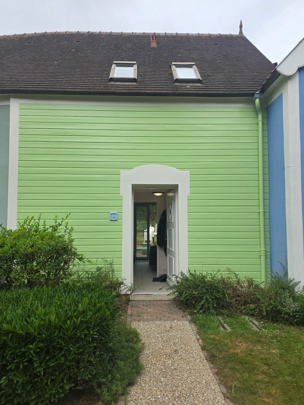 Maison verte — après